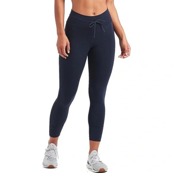 Womens Vuori VW323 Black Drawstring Activewear Leggings XL - Picture 1 of 11